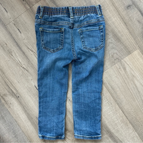 Gymboree Blue Jeans with Pink Star and Moon Embroidery size 2T - Picture 6 of 6